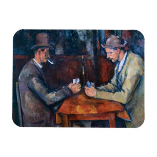 Magnet Flexible Paul Cezanne - Les Joueurs De Cartes
