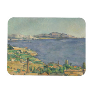 Magnet Flexible Paul Cezanne the Gulf of Marseille Lacs from L'