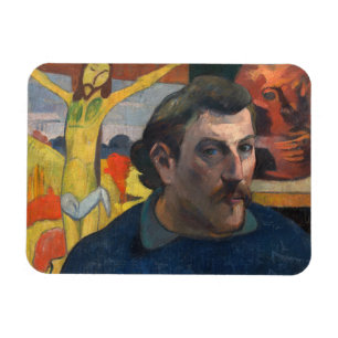 Magnet Flexible Paul Gauguin - Autoportrait avec Christ Jaune