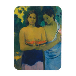 Magnet Flexible Paul Gauguin - Deux femmes tahitiennes