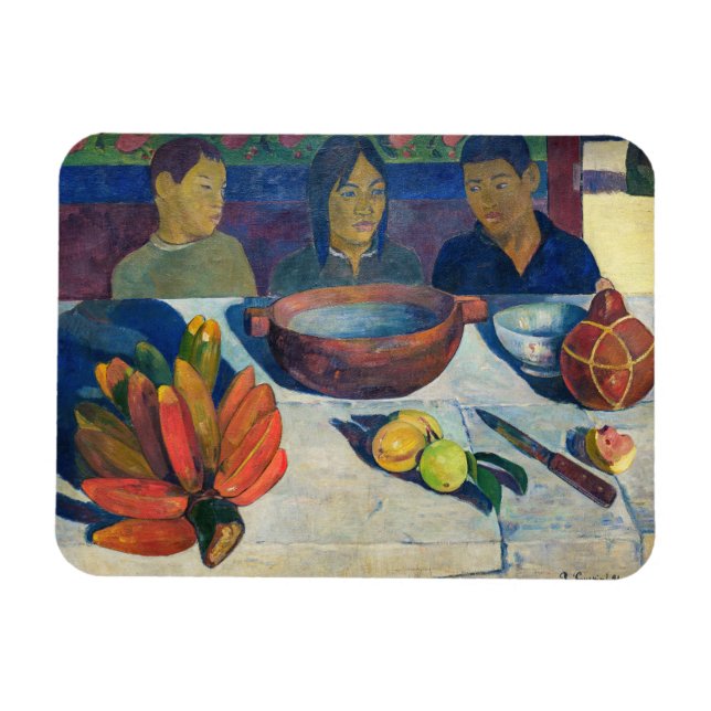 Magnet Flexible Paul Gauguin - Le Repas / Les Bananes (Horizontal)