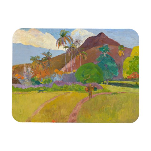 Magnet Flexible Paul Gauguin - Paysage tahitien (Horizontal)