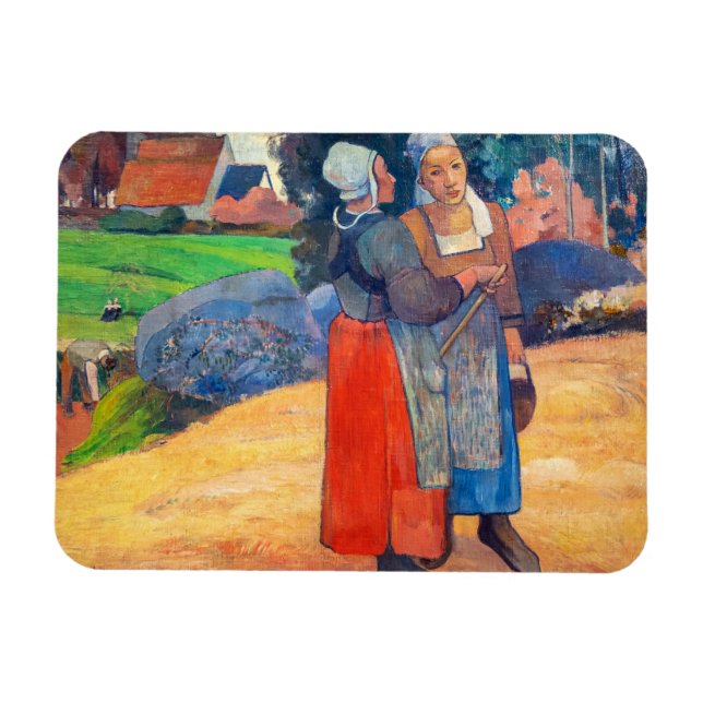 Magnet Flexible Paul Gauguin - Paysannes Bretonnes (Horizontal)