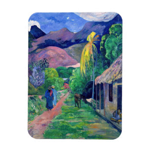 Magnet Flexible Paul Gauguin - Rue à Tahiti