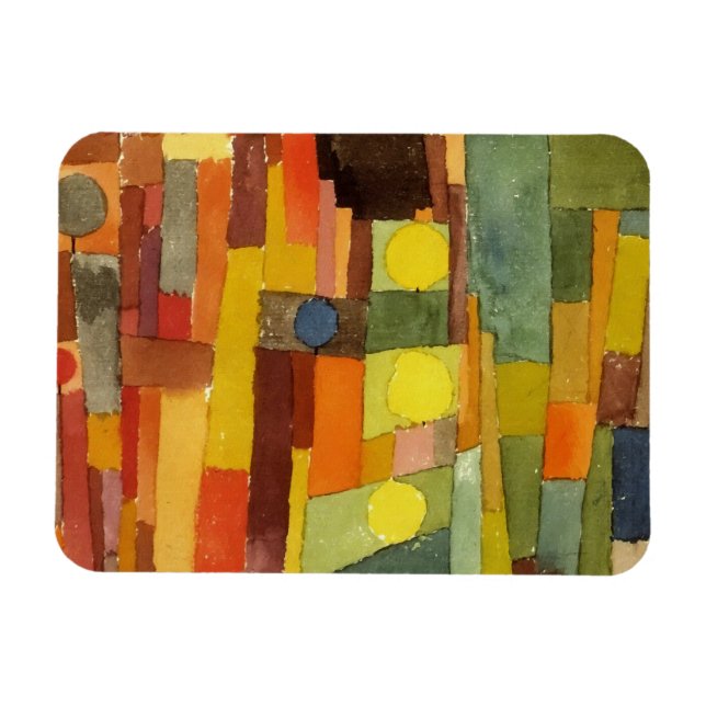 Magnet Flexible Paul Klee Dans Le Style De Kairouan Aquarelle Art (Horizontal)