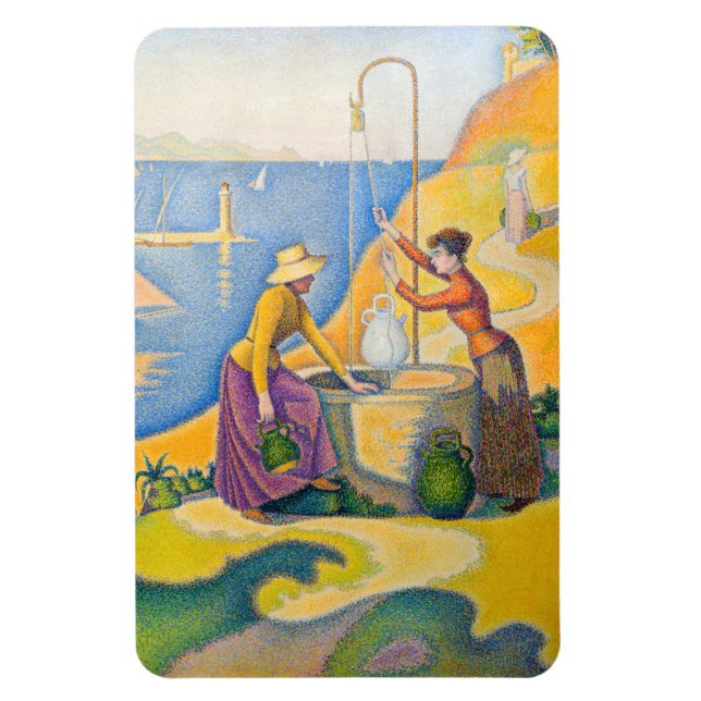 Magnet Flexible Paul Signac - Femmes au puits (Vertical)