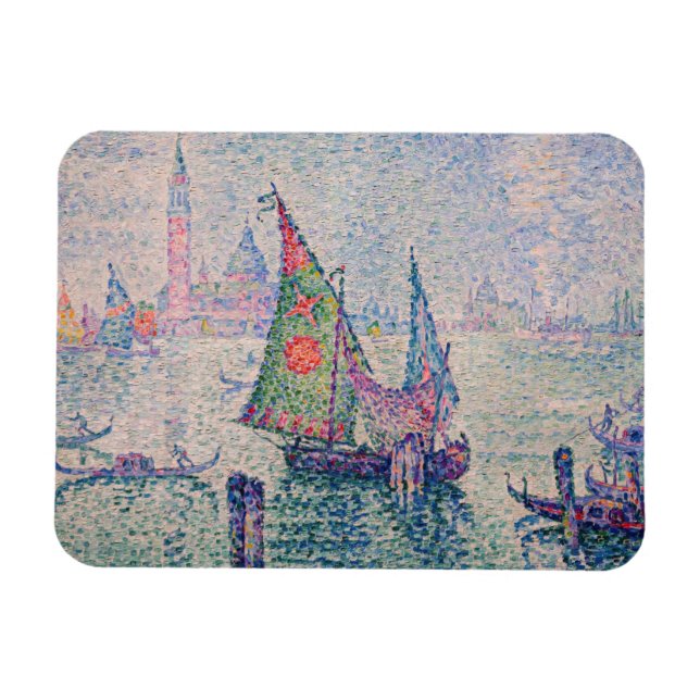 Magnet Flexible Paul Signac - La Voile verte (Horizontal)
