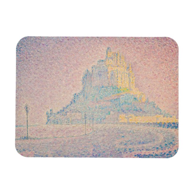 Magnet Flexible Paul Signac - Mont Saint Michel Fog et Soleil (Horizontal)