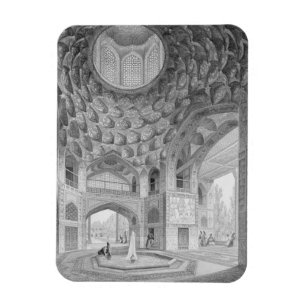 Magnet Flexible Pavillon des Huit Paradis, à Ispahan, de