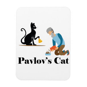 Magnet Flexible Pavlov's Cat Funny Psychology