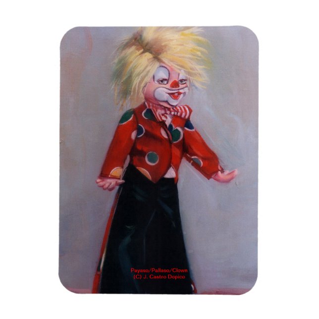 Magnet Flexible Payaso/Pallaso/Clown (Vertical)