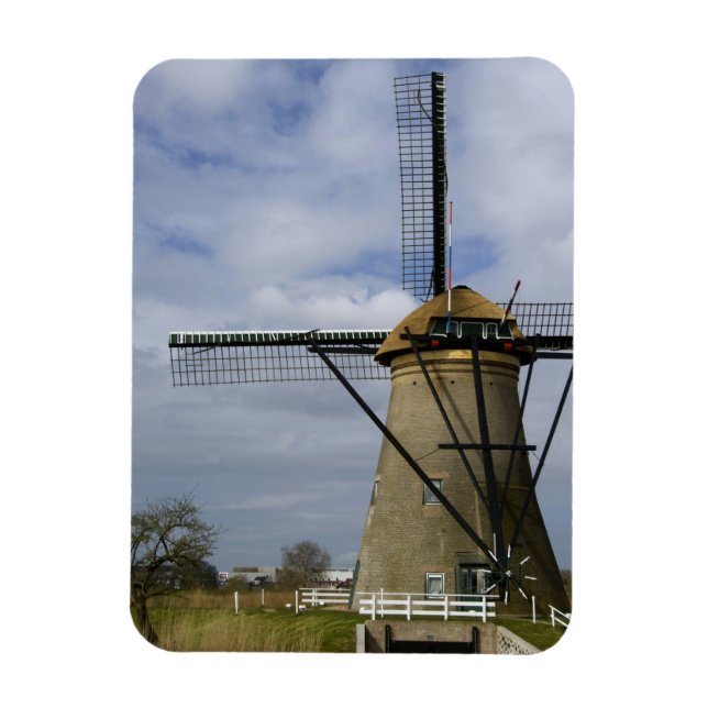 Magnet Flexible Pays-Bas (aussi appelé Hollande), Kinderdijk. 19 (Vertical)