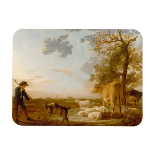 Magnet Flexible Paysage avec bétail Aelbert Cuyp