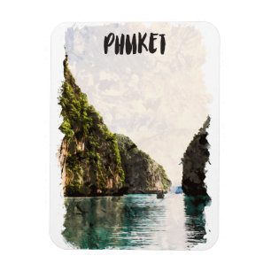 Magnet Flexible Paysage côtier tropical de Phuket Thaïlande