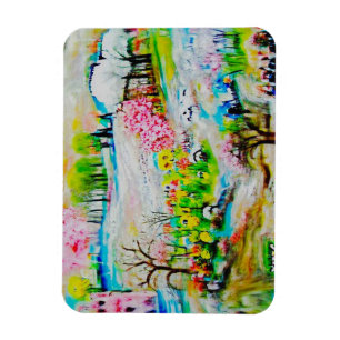 Magnet Flexible Paysage d'aquarelle 2