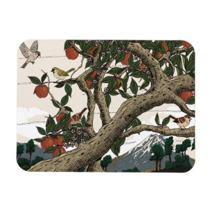 Magnet Flexible Paysage d'arbres fruitiers