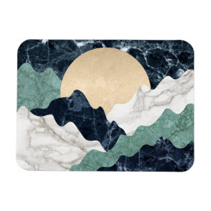 Magnet Flexible Paysage de la montagne de marbre