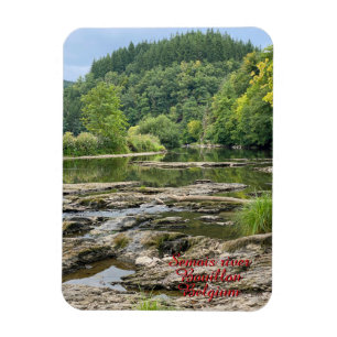Magnet Flexible Paysage de la rivière Semois à Bouillon, Belgique