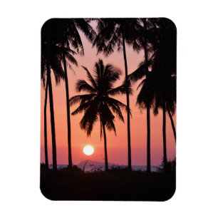 Magnet Flexible Paysage de palmier de noix de coco