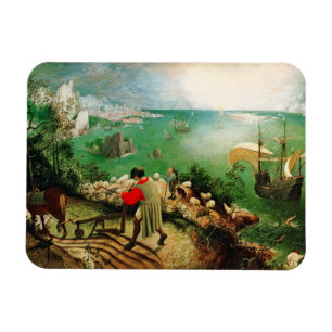 Magnet Flexible Paysage de Pieter Bruegel avec la chute d'Icarus