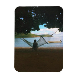 Magnet Flexible Paysage de rêve de la plage des Fidji