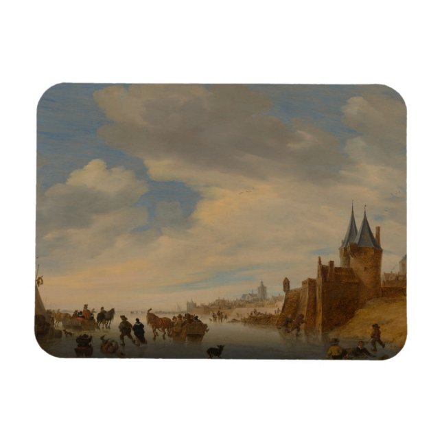 Magnet Flexible Paysage d'hiver à Arnhem | 1653 (Horizontal)