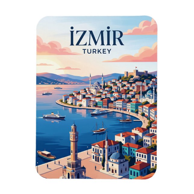 Magnet Flexible Paysage d'İzmir Turquie (Vertical)