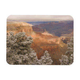 Magnet Flexible Paysage hivernal enneigé le long du sud