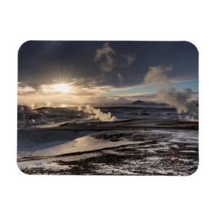 Magnet Flexible Paysage hivernal géothermique