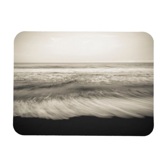 Magnet Flexible Paysage marin N&B, Hawaï (Horizontal)