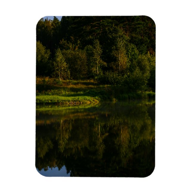 Magnet Flexible Paysage naturel Lac Paysage Paysage Canal Trees (Vertical)