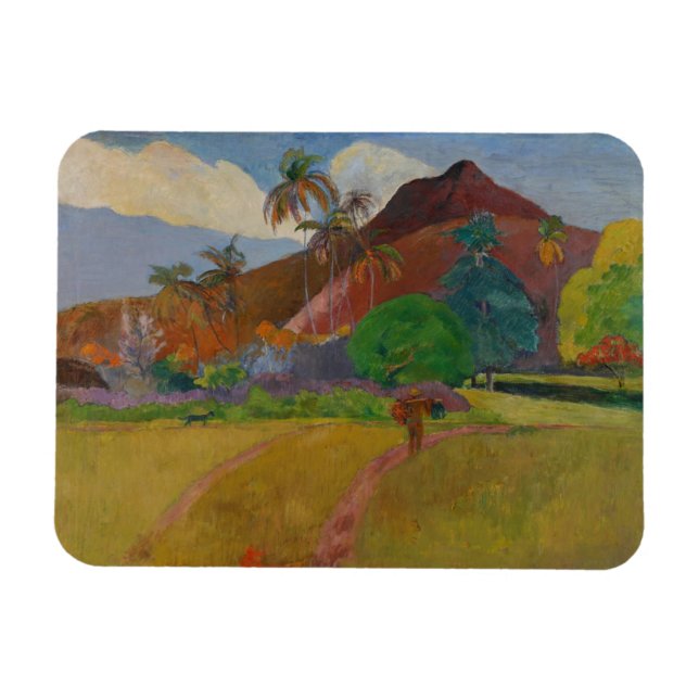 Magnet Flexible Paysage tahitien, 1891 (huile sur toile) (Horizontal)