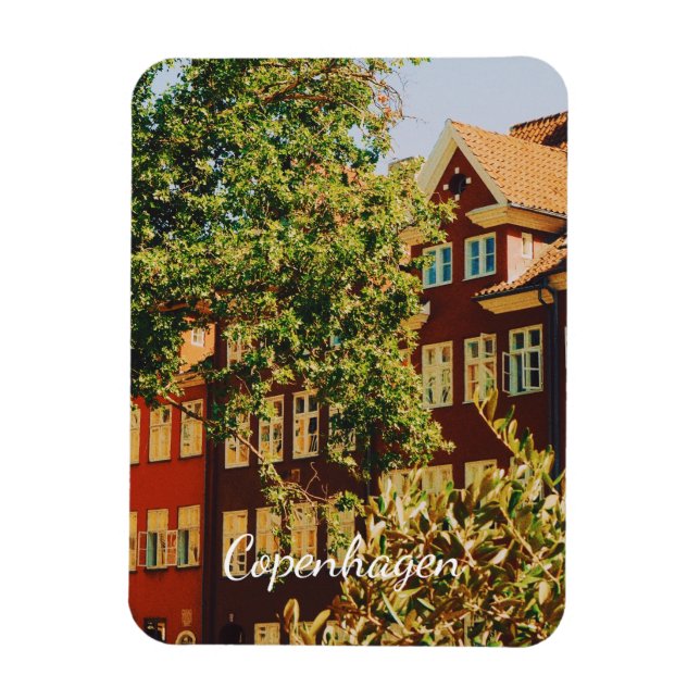 Magnet Flexible Paysage urbain de Copenhague - Danemark (Vertical)