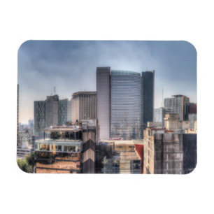 Magnet Flexible Paysage urbain panoramique de Mexico