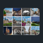 Magnet Flexible Paysages de la vieille ville de Cracovie, Pologne<br><div class="desc">La Salle des Draps dans le carré principal dans la vieille ville de Cracovie,  Pologne</div>