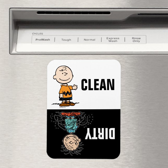 Magnet Flexible Peanuts | Vaisselle propre et sale (Magnet on dishwasher)