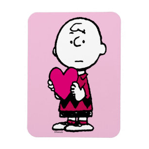 Magnet Flexible Peanuts   Valentine's Day   Heart Charlie Brown