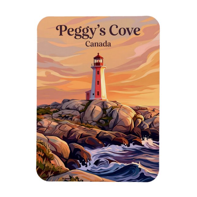 Magnet Flexible Peggy's Cove Canada (Vertical)