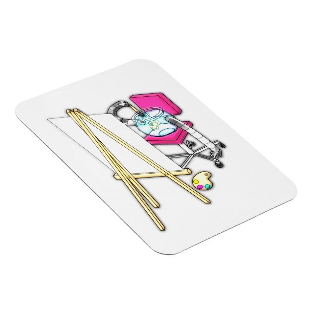 Magnet Flexible Peintre de poisson ("couleur de l'eau") - (Côté Droit)