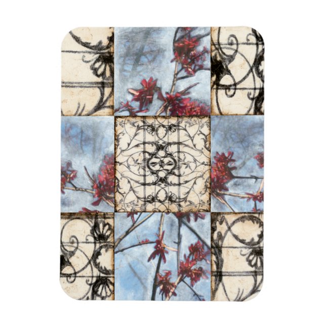 Magnet Flexible Peinture Abstraite de défilement (Vertical)