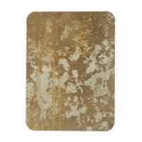 Peinture Abstraite en or avec lunettes d'argent