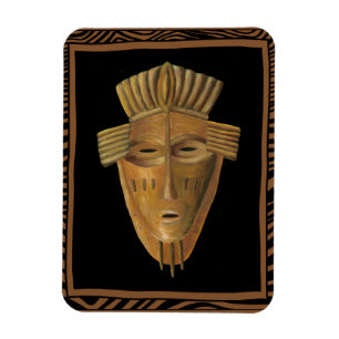 Magnet Flexible Peinture africaine de masque par Chariklia Zarris