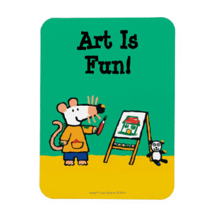 Magnet Flexible Peinture avec Maisy !