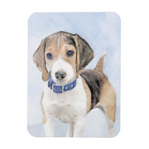 Magnet Flexible Peinture beagle - Cute Original Chien Art