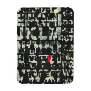 Magnet Flexible Peinture d'alphabet par le Normand Wyatt