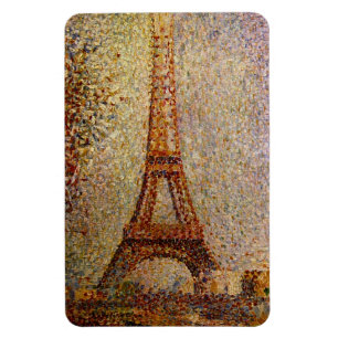 Magnet Flexible Peinture de Georges Seurat : La Tour Eiffel (1889)