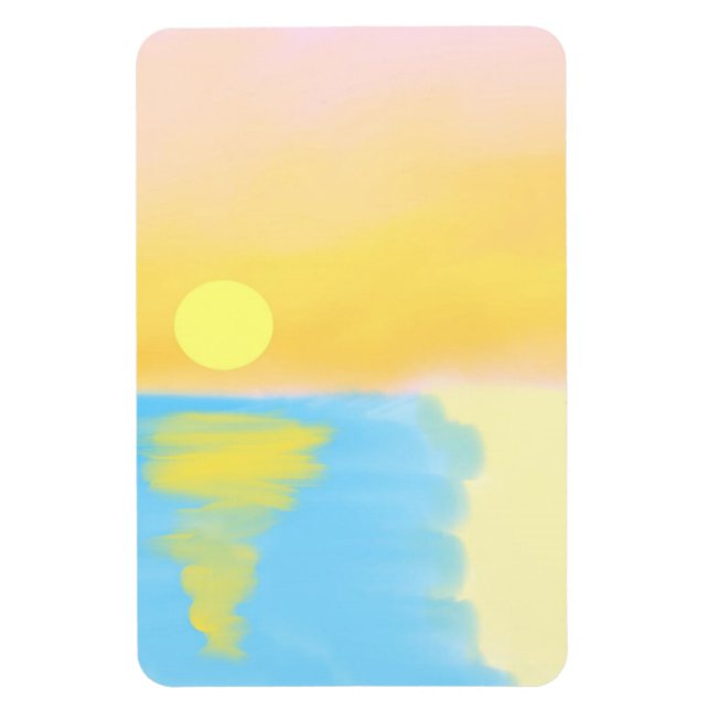 Magnet Flexible peinture de paysage naturel (Vertical)
