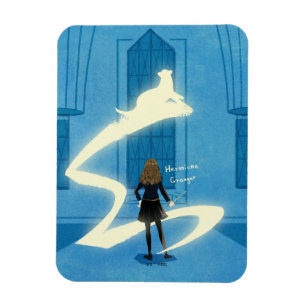 Magnet Flexible Peinture du Patronus d'Hermione Granger