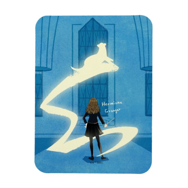 Magnet Flexible Peinture du Patronus d'Hermione Granger (Vertical)