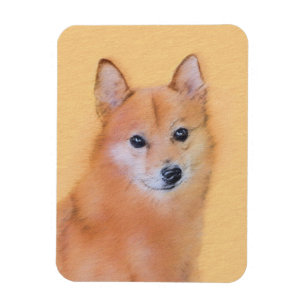 Magnet Flexible Peinture finlandaise Spitz - Jote Original Chien A